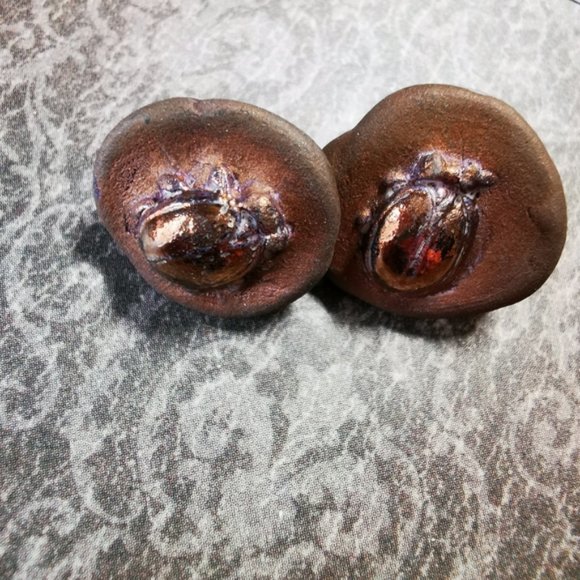 Lot of Jewelry Trinket Dish and Trinket Copper Ladybugs - Picture 15 of 16